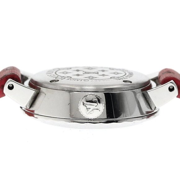 LOUIS VUITTON Tambour bijou Q1M05 black Dial Quartz Ladies Watch - Picture 7 of 12